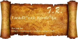 Tankóczi Renáta névjegykártya